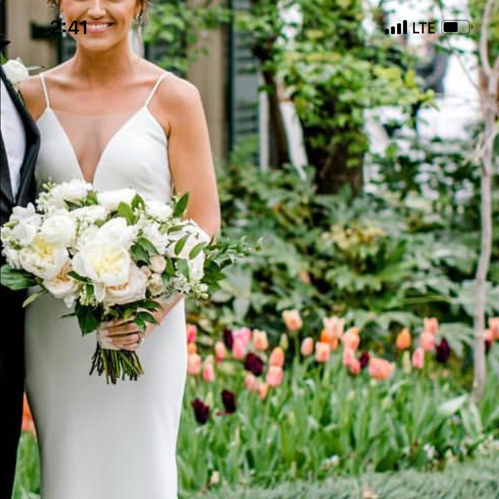 CUSTOM MADE Theia Couture with detachable skirt